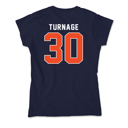 Auburn - NCAA Women's Soccer : Tahirah Turnage - Soft Style Women’s T-Shirt-1