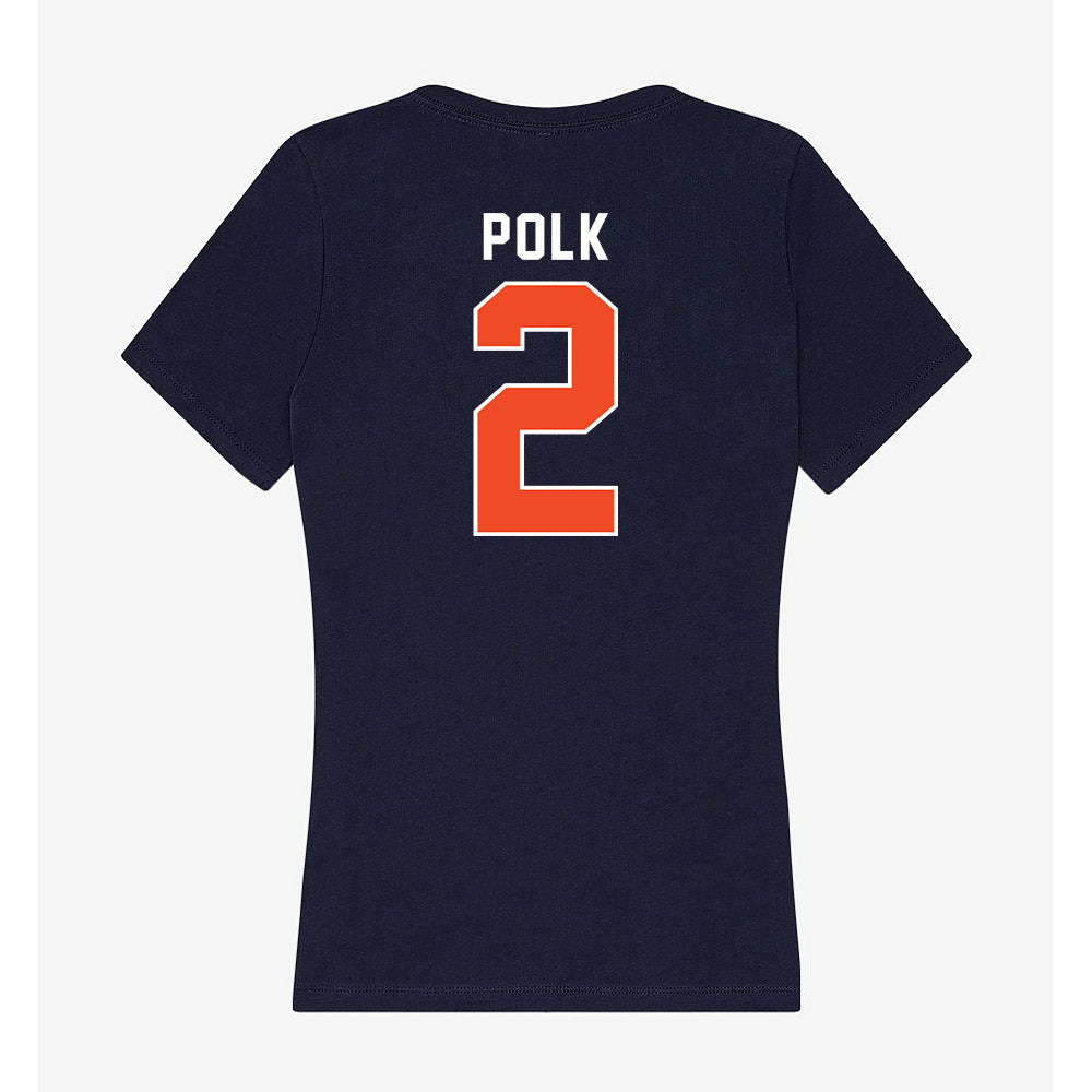 Auburn - NCAA Women's Soccer : Torrey Polk - Women's V-Neck T-Shirt-1