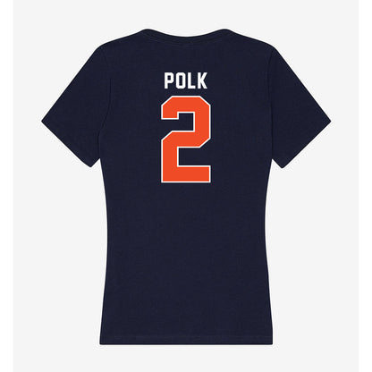 Auburn - NCAA Women's Soccer : Torrey Polk - Women's V-Neck T-Shirt-1