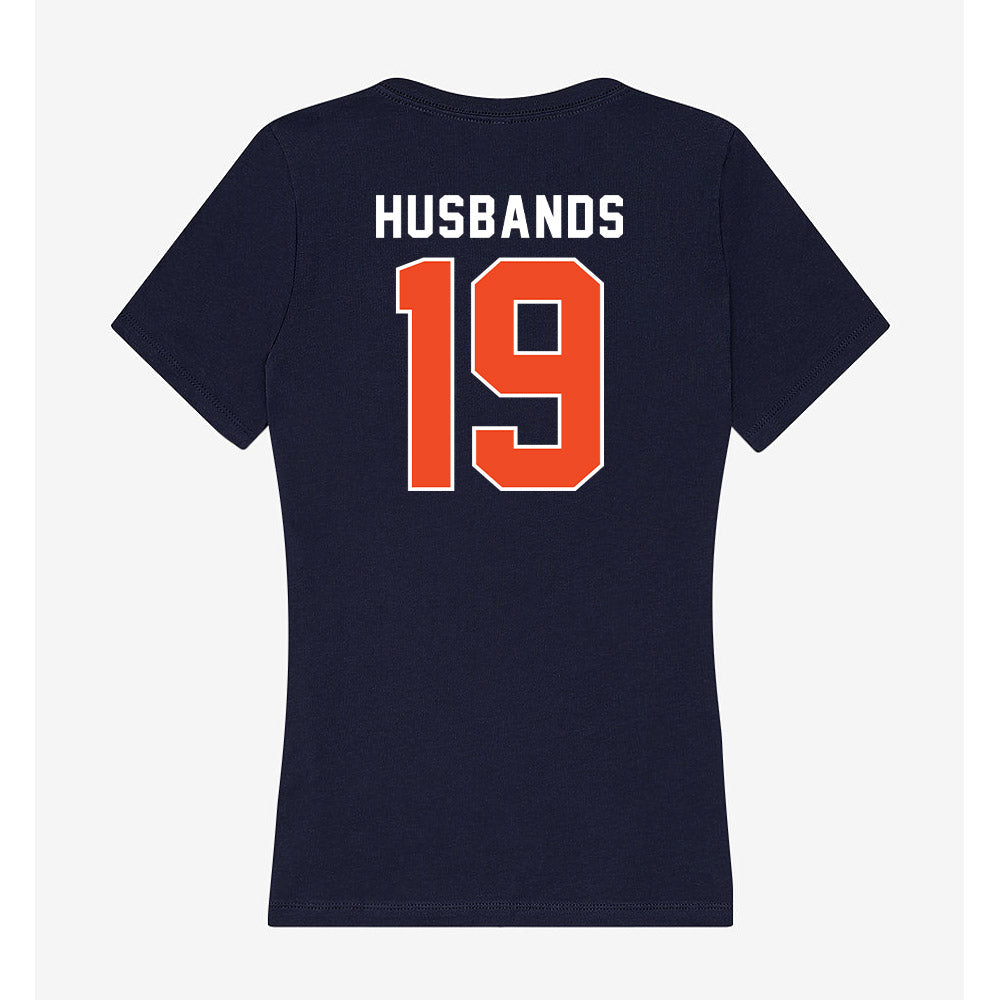 Auburn - NCAA Women's Soccer : Kennedy Husbands - Women's V-Neck T-Shirt-1