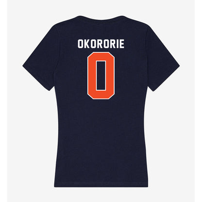 Auburn - NCAA Women's Volleyball : Chierika Okororie - Women's V-Neck T-Shirt-1