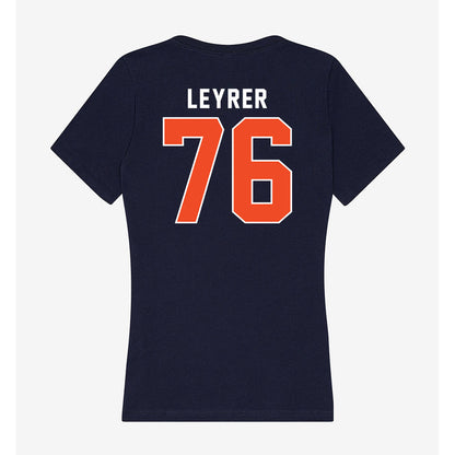 Auburn - NCAA Football : Jack Leyrer - Women's V-Neck T-Shirt-1