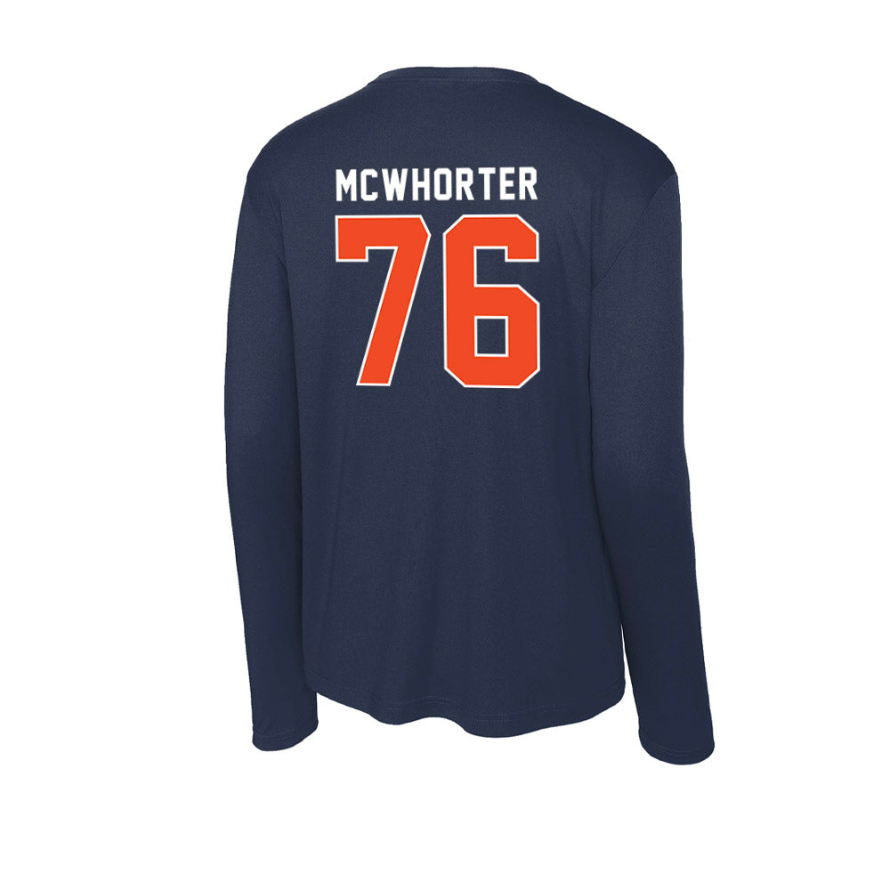 Auburn - NCAA Football : Bear McWhorter - Activewear Long Sleeve T-Shirt-1