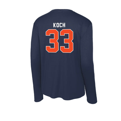 Auburn - NCAA Baseball : Mason Koch - Activewear Long Sleeve T-Shirt-1
