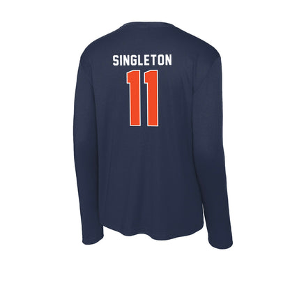 Auburn - NCAA Football : Keshaun Singleton - Activewear Long Sleeve T-Shirt-1