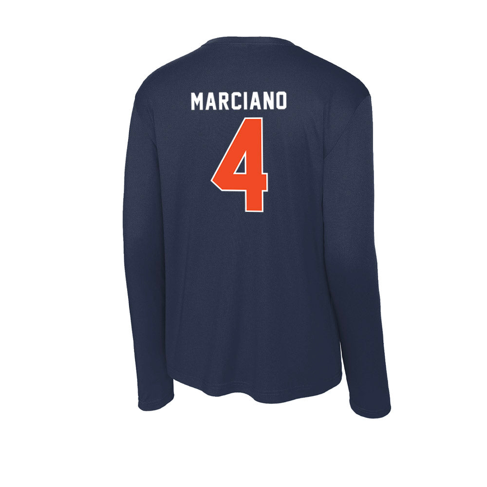 Auburn - NCAA Baseball : Jake Marciano - Activewear Long Sleeve T-Shirt-1