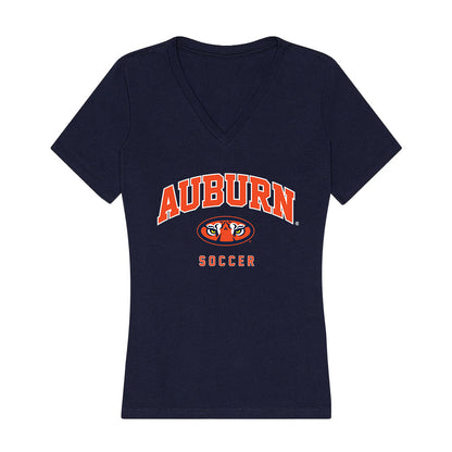 Auburn - NCAA Women's Soccer : Kennedy Husbands - Women's V-Neck T-Shirt-0