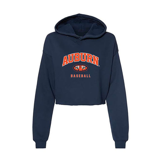 Auburn - NCAA Baseball : Bristol Carter - Women's Crop Fleece Hoodie-0