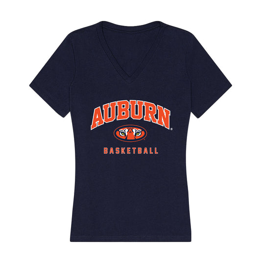 Auburn - NCAA Men's Basketball : Mantas Rubstavicius - Classic Shersey Women's V-Neck T-Shirt-0