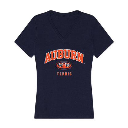 Auburn - NCAA Women's Tennis : Stefani Webb - Women's V-Neck T-Shirt-0