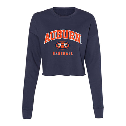 Auburn - NCAA Baseball : Bristol Carter - Women's Cropped Crew Fleece-0