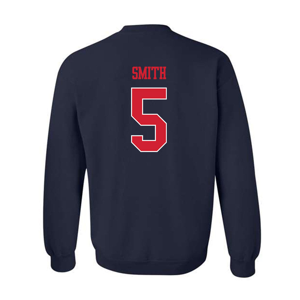 Columbus State - NCAA Men's Basketball : Aaron Smith - Crewneck Sweatshirt-1