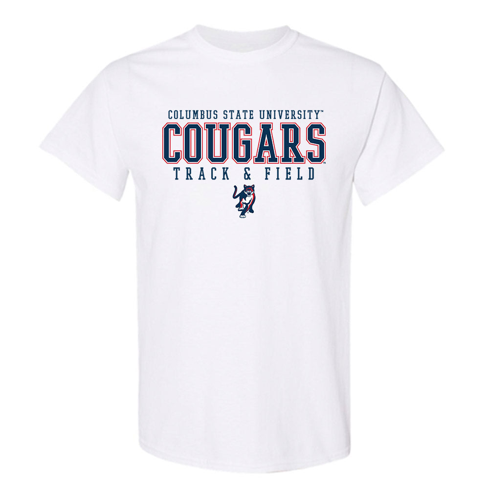 Columbus State - NCAA Men's Track & Field : Enoch Oluwaniyi - T-Shirt-0