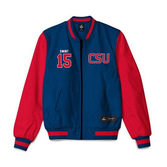 Columbus State - NCAA Women's Basketball : Madison Swint - Bomber Jacket-0
