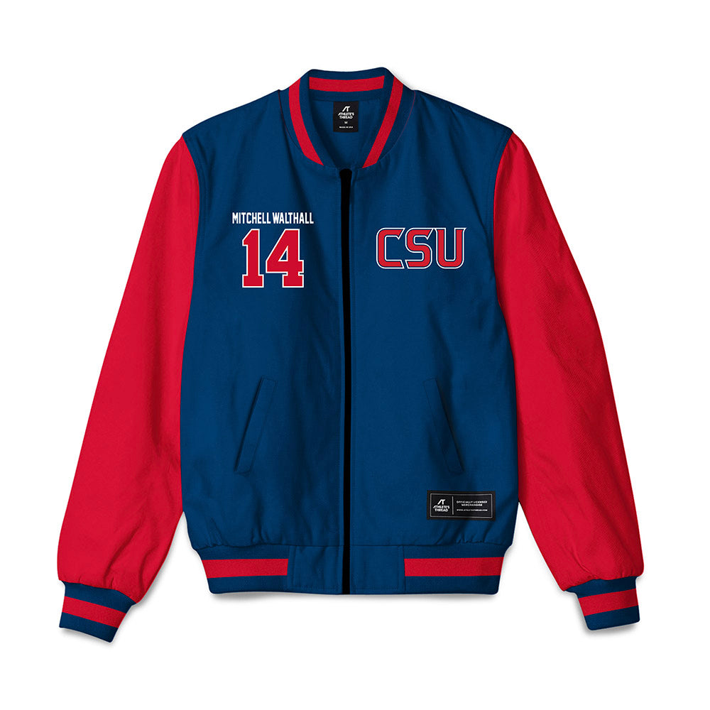 Columbus State - NCAA Women's Basketball : Laura Mitchell-Walthall - Bomber Jacket-0