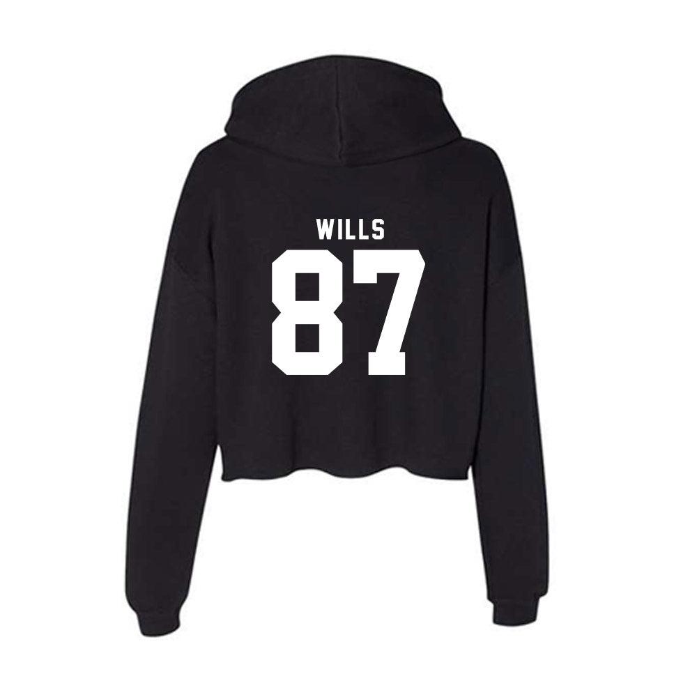 Nebraska - NCAA Football : Jack Wills - Women's Crop Fleece Hoodie-1
