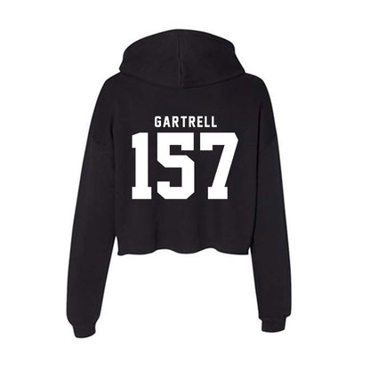 Nebraska - NCAA Wrestling : Dez Gartrell - Women's Crop Fleece Hoodie-1