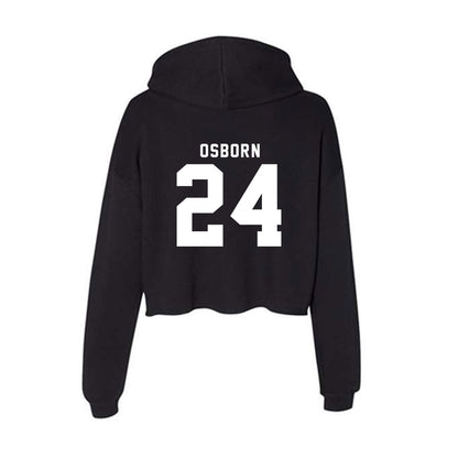 Nebraska - NCAA Women's Soccer : Madison Osborn - Women's Crop Fleece Hoodie-1
