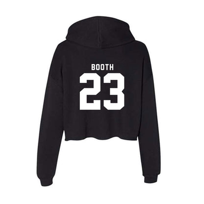 Nebraska - NCAA Football : Conor Booth - Women's Crop Fleece Hooded Sweatshirt-1