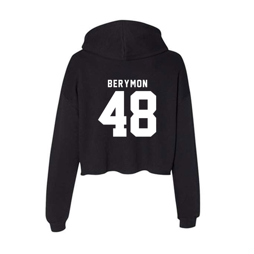 Nebraska - NCAA Football : Dylan Berymon - Women's Crop Fleece Hoodie-1