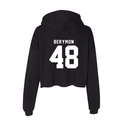 Nebraska - NCAA Football : Dylan Berymon - Women's Crop Fleece Hoodie-1