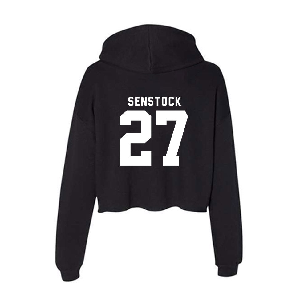 Nebraska - NCAA Baseball : Joey Senstock - Women's Crop Fleece Hoodie-1