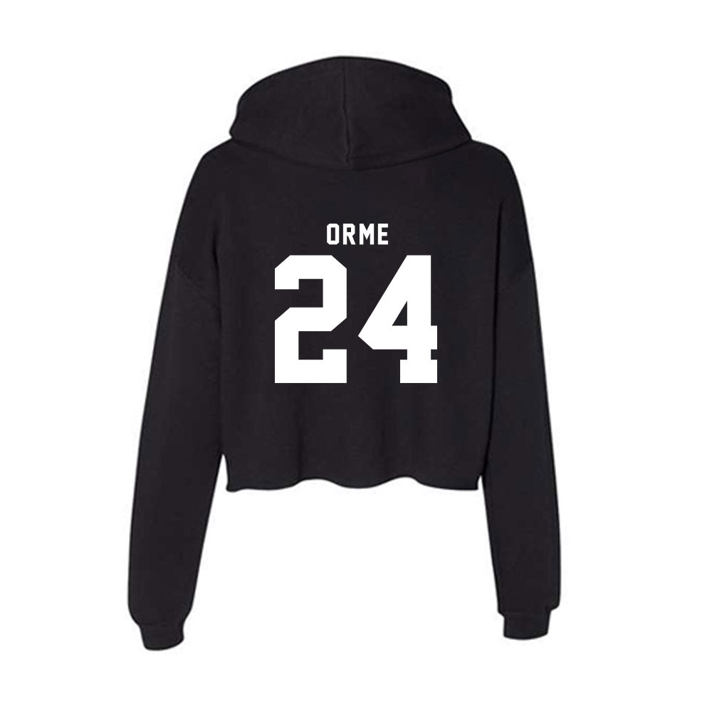 Nebraska - NCAA Men's Basketball : Sam Orme - Women's Crop Fleece Hoodie-1