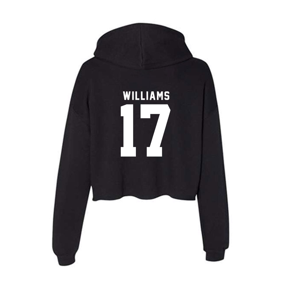 Nebraska - NCAA Women's Volleyball : Keoni Williams - Women's Crop Fleece Hoodie-1