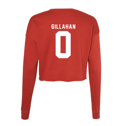 Nebraska - NCAA Women's Soccer : Avery Gillahan - Women's Cropped Crew Fleece-1