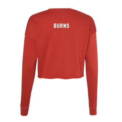 Nebraska - NCAA Women's Gymnastics : Olivia Burns - Classic Shersey Women's Cropped Crew Fleece-1