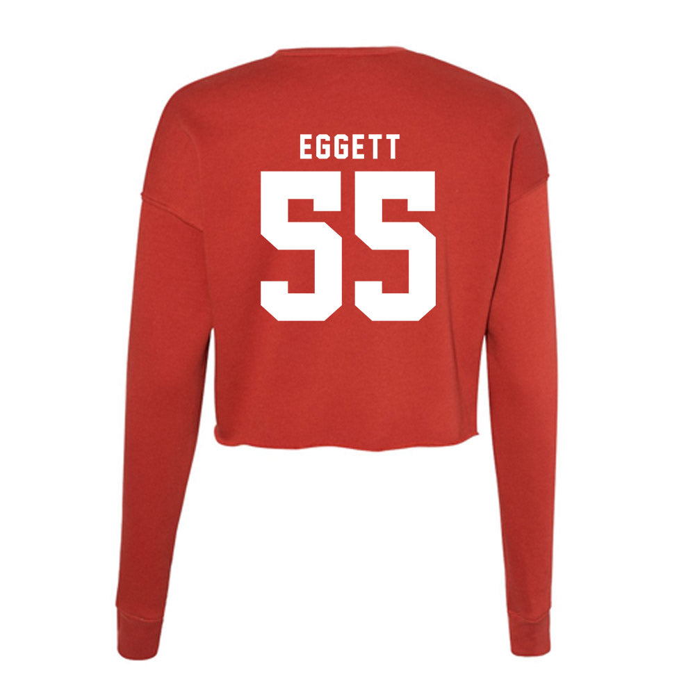 Nebraska - NCAA Women's Soccer : Kate Eggett - Women's Cropped Crew Fleece-1