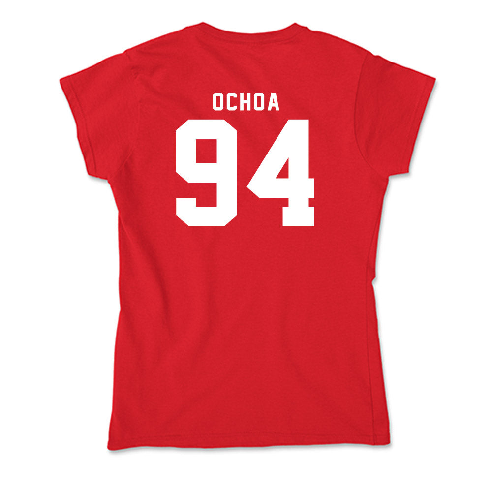 Nebraska - NCAA Football : Jordan Ochoa - Soft Style Women’s T-Shirt-1