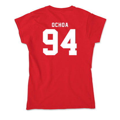 Nebraska - NCAA Football : Jordan Ochoa - Soft Style Women’s T-Shirt-1