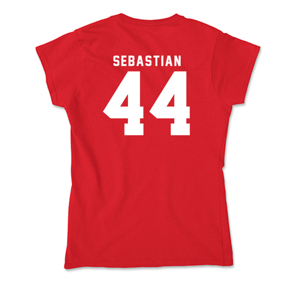 Nebraska - NCAA Baseball : Blake Sebastian - Soft Style Women’s T-Shirt-1