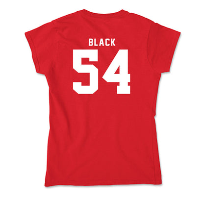 Nebraska - NCAA Football : Brendan Black - Soft Style Women’s T-Shirt-1