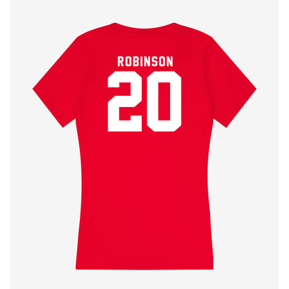 Nebraska - NCAA Women's Volleyball : Jayden Robinson - Women's V-Neck T-Shirt-1