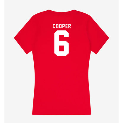 Nebraska - NCAA Men's Basketball : Will Cooper - Classic Shersey Women's V-Neck T-Shirt-1