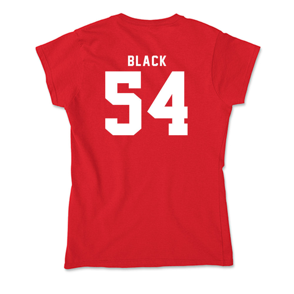 Nebraska - NCAA Football : Brendan Black - Soft Style Women’s T-Shirt-1