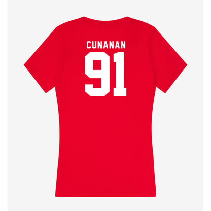 Nebraska - NCAA Football : Kyle Cunanan - Classic Shersey Women's V-Neck T-Shirt-1
