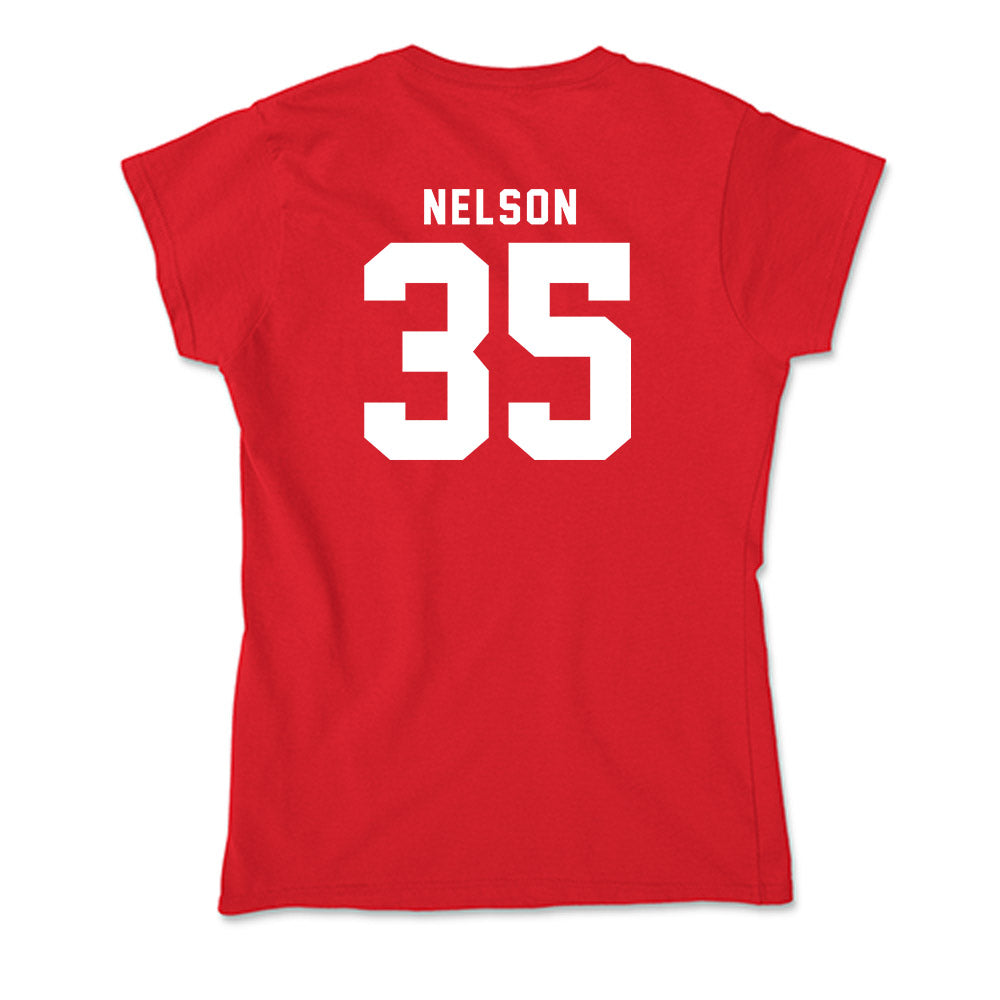 Nebraska - NCAA Football : Mekhi Nelson - Soft Style Women’s T-Shirt-1
