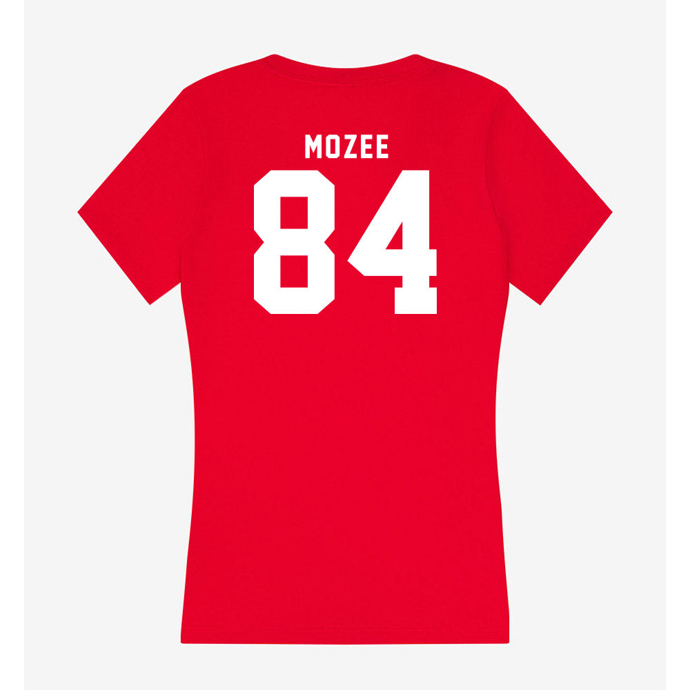 Nebraska - NCAA Football : Isaiah Mozee - Women's V-Neck T-Shirt-1