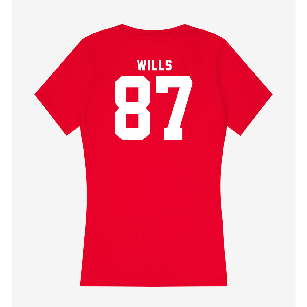 Nebraska - NCAA Football : Jack Wills - Women's V-Neck T-Shirt-1