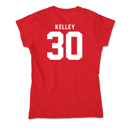 Nebraska - NCAA Baseball : Carter Kelley - Soft Style Women’s T-Shirt-1