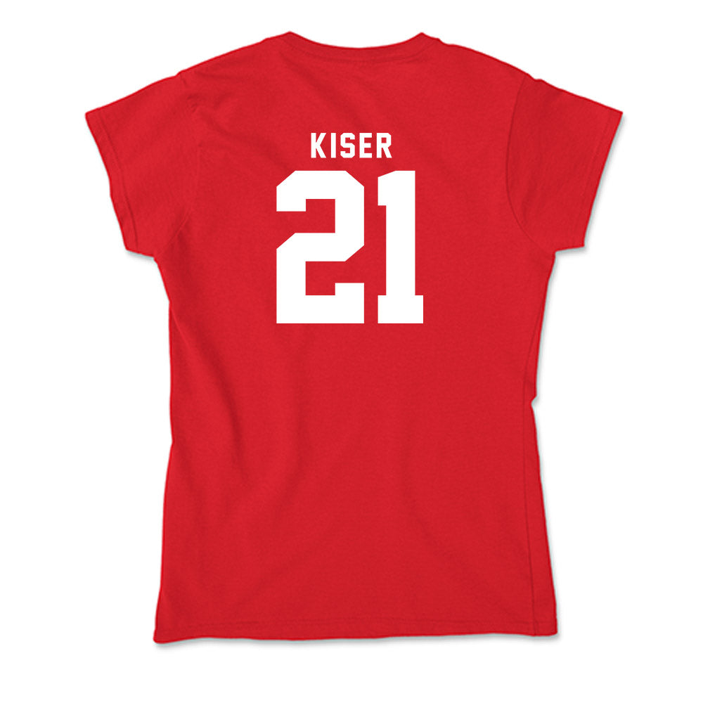 Nebraska - NCAA Women's Soccer : Izzie Kiser - Soft Style Women’s T-Shirt-1