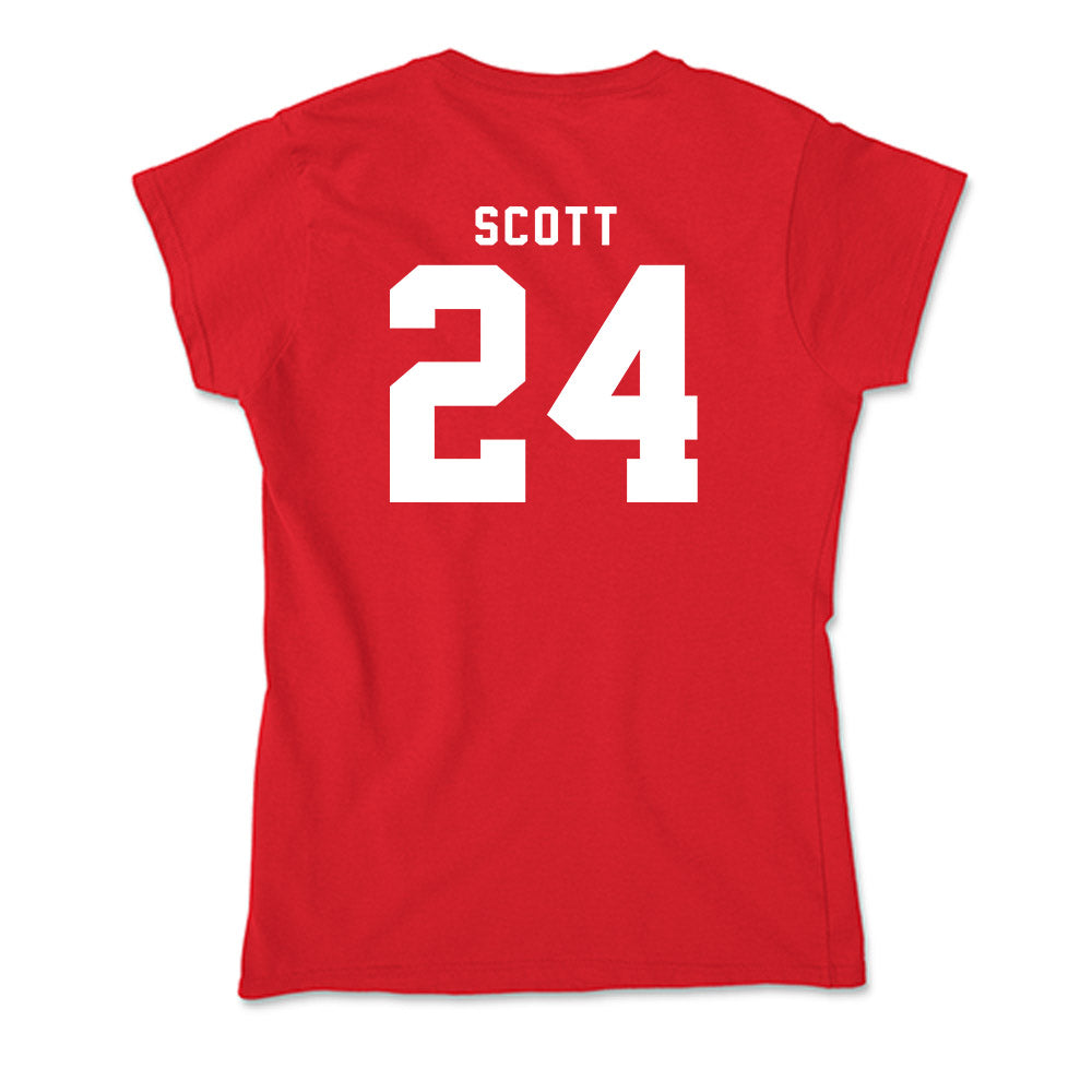 Nebraska - NCAA Football : Nalin Scott - Soft Style Women’s T-Shirt-1