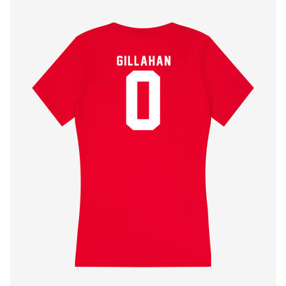 Nebraska - NCAA Women's Soccer : Avery Gillahan - Women's V-Neck T-Shirt-1
