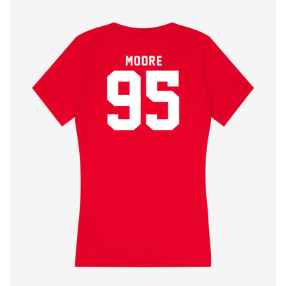 Nebraska - NCAA Football : Gabriel Moore - Classic Shersey Women's V-Neck T-Shirt-1