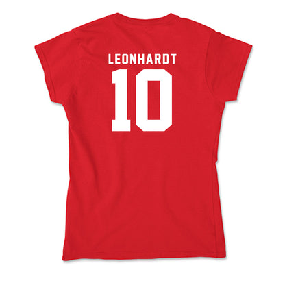 Nebraska - NCAA Men's Basketball : Trevan Leonhardt - Soft Style Women’s T-Shirt-1
