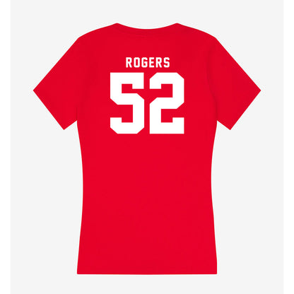 Nebraska - NCAA Football : Dylan Rogers - Women's V-Neck T-Shirt-1