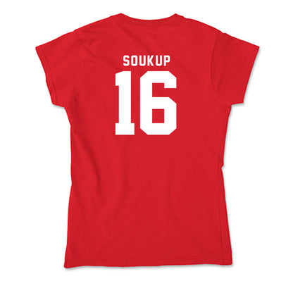 Nebraska - NCAA Football : Bode Soukup - Soft Style Women’s T-Shirt-1